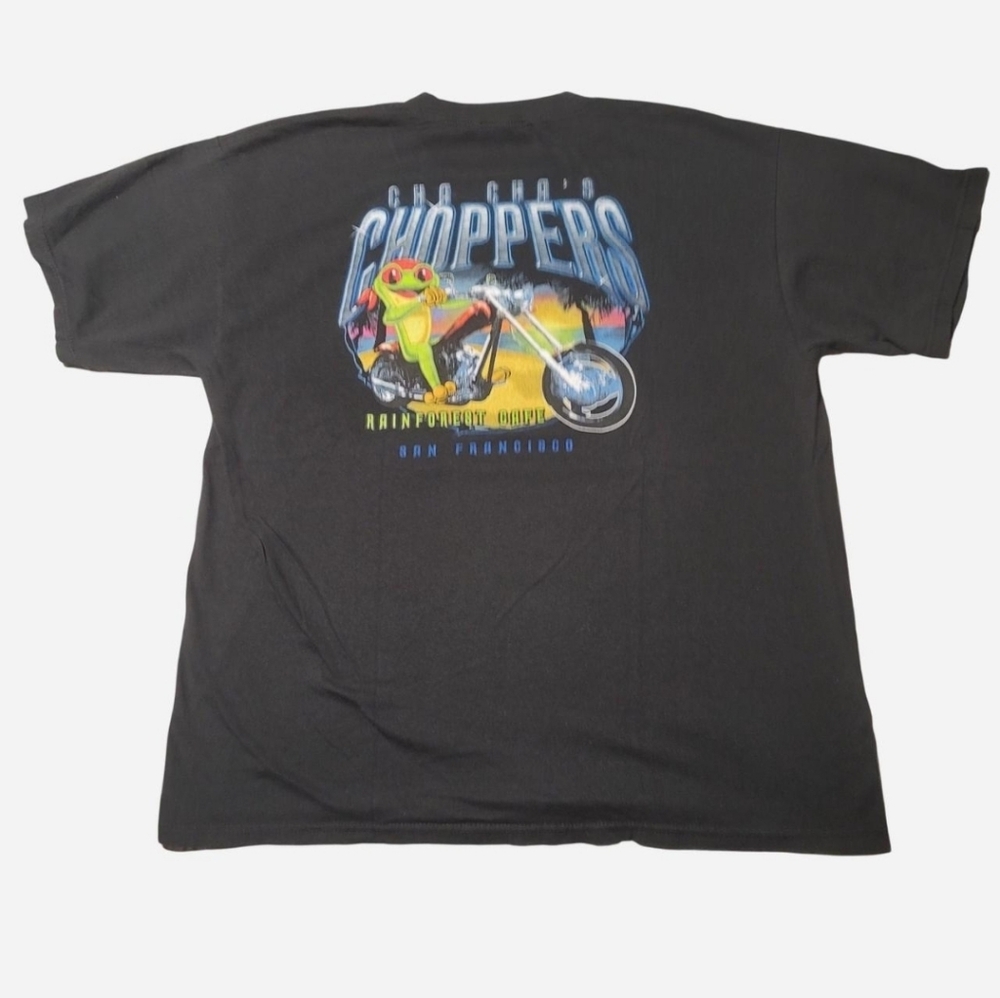 Rainforest Cafe San Francisco Cha Cha's Choppers T-shirt